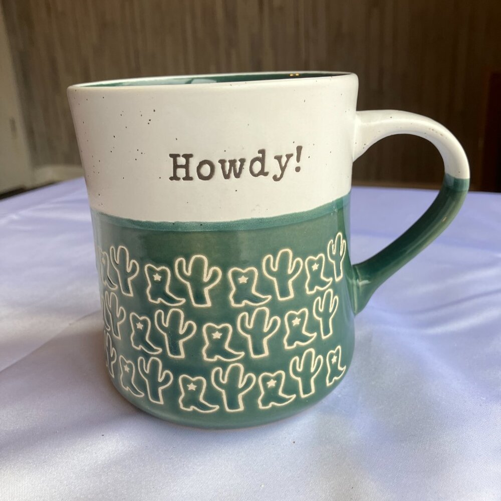 Green Western Mug